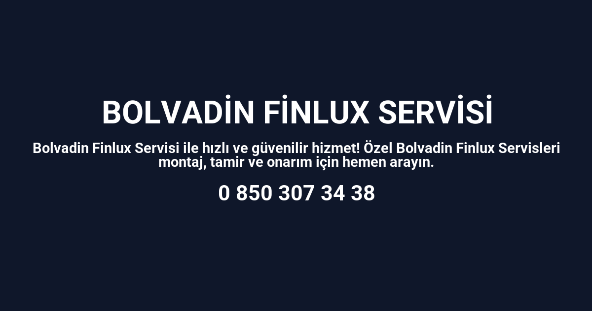 Bolvadin Finlux Servisi